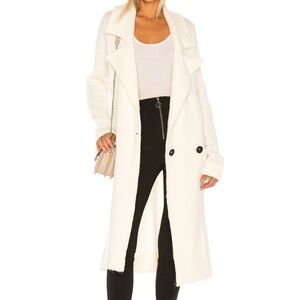 Show Me Your MuMu Melrose Sweater Jacket Cream Knit